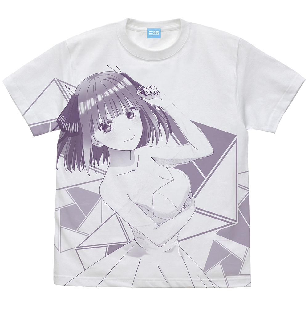 中野二乃 オールプリントTシャツ ウェディングドレスVer.