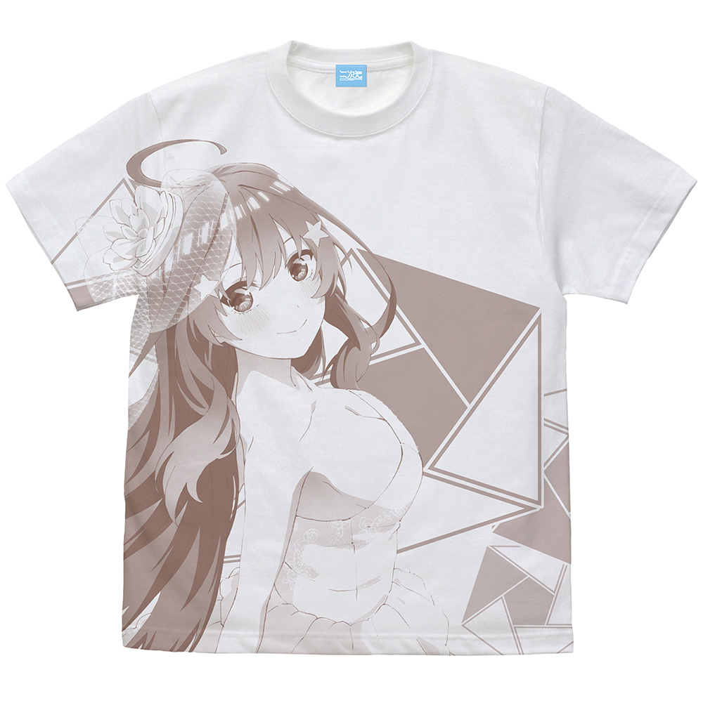 中野五月 オールプリントTシャツ ウェディングドレスVer.