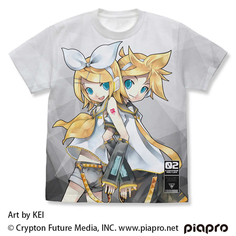 鏡音リン・レン フルグラフィックTシャツ