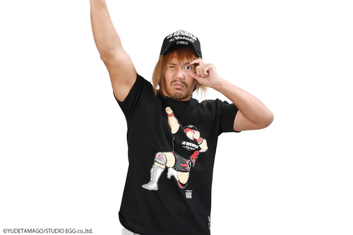 キン肉マン×新日本プロレスコラボTシャツ ジェロニモ ブラック サイズXL