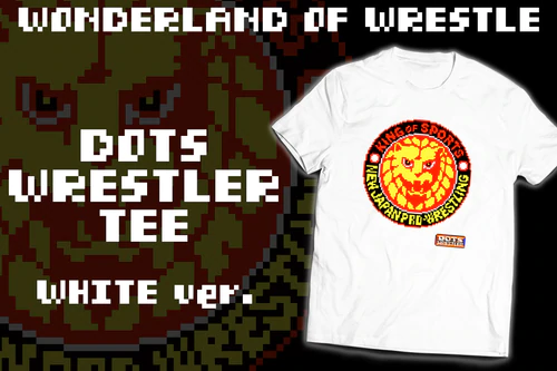 新日本プロレスリング/新日本プロレスリング/WONDERLAND OF WRESTLE Tシャツ（ホワイト/dotswrestler）