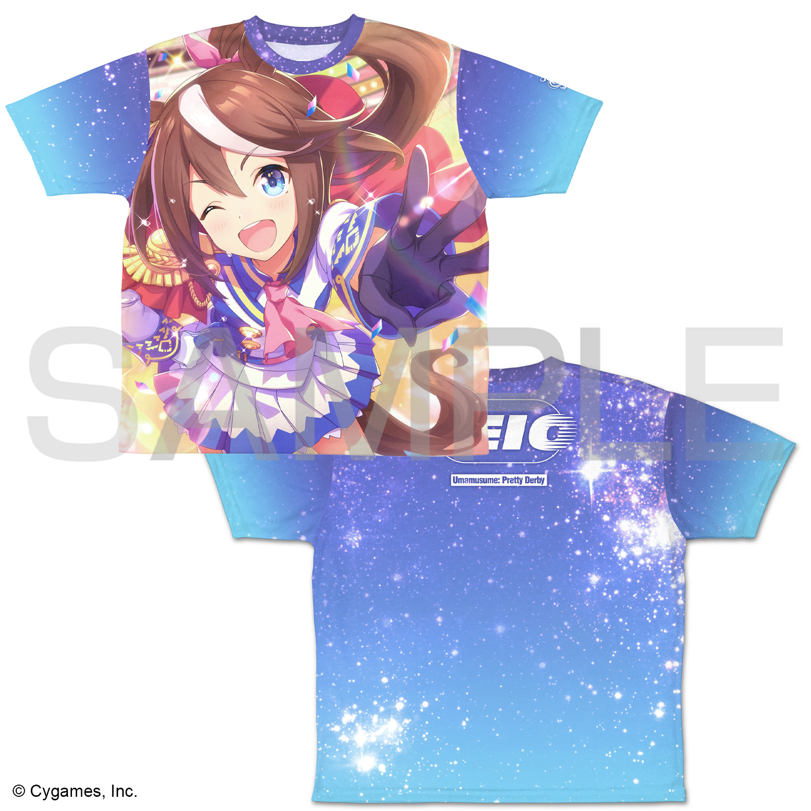 トウカイテイオー 両面フルグラフィックTシャツ