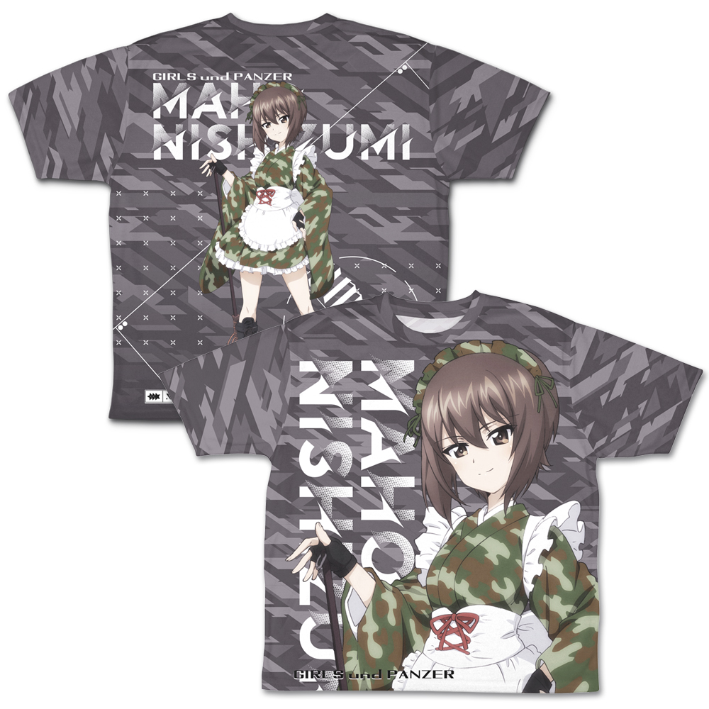 ラスト XL ガールズ＆パンツァー  大洗限定　Tシャツ【黒森峰女学園 西住琉