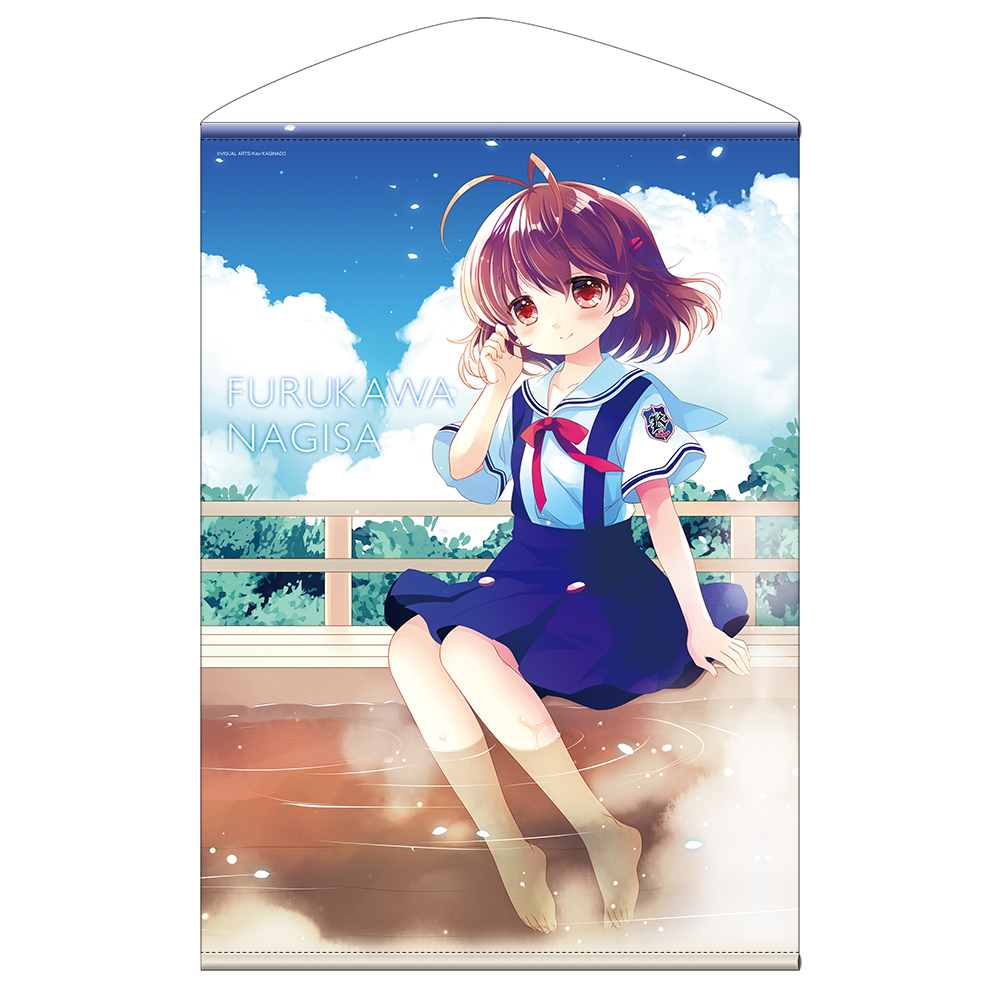 Furukawa Nagisa - Tapestry - CLANNAD (古河渚 B2タペストリー 「MOLLY.ONLINEスクラッチ  CLANNAD」 B賞-1) (USED)