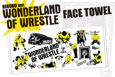 WONDERLAND OF WRESTLE フェイスタオル（..