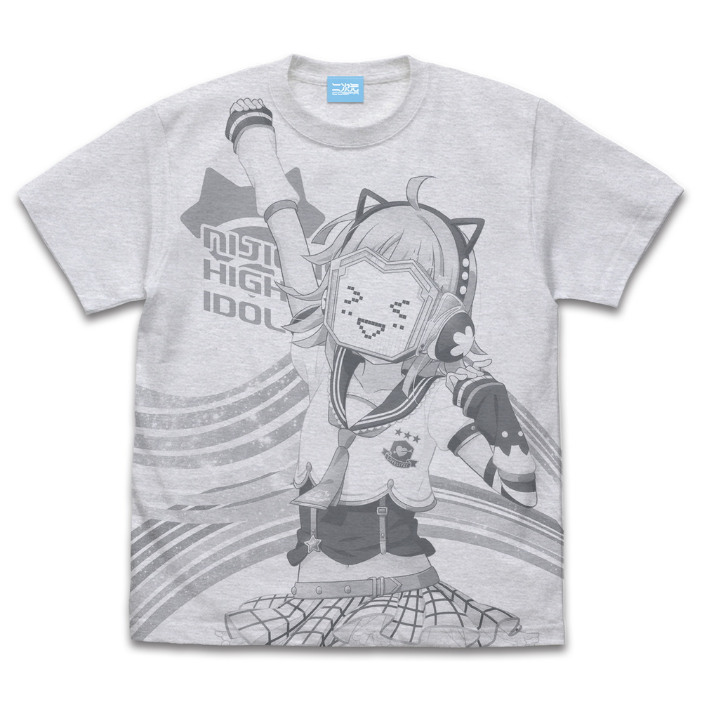 天王寺璃奈 オールプリントTシャツ