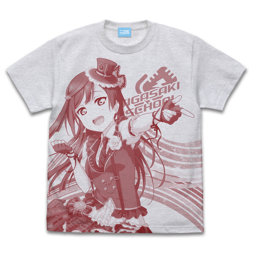 優木せつ菜 オールプリントTシャツ