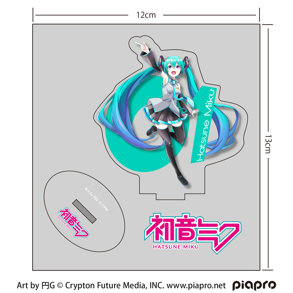 初音ミク アクリルスタンド 円g Ver 初音ミク キャラクターグッズ アパレル製作販売のコスパ Cospa Cospa Inc