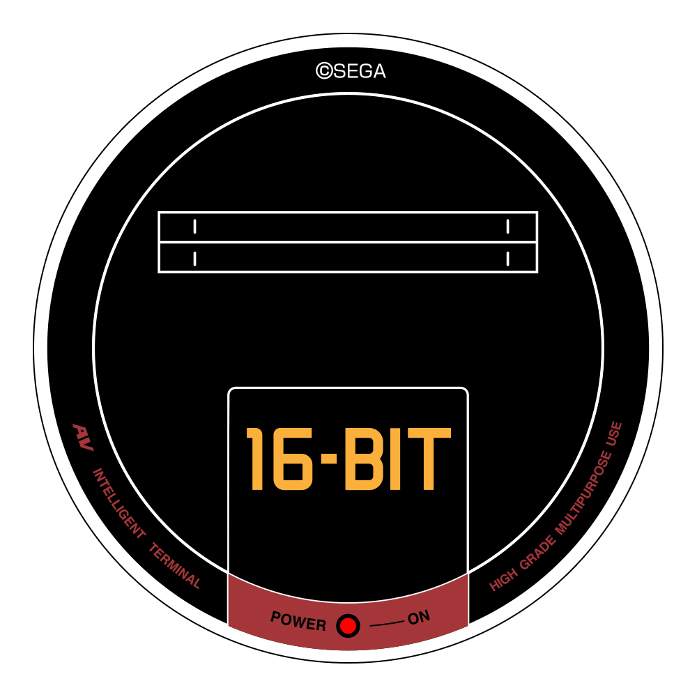 メガドライブ 16-BIT ステッカー