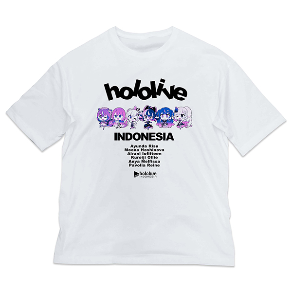 ホロライブプロダクション/ホロライブプロダクション/ホロライブ 夏祭り2021 ビックシルエットTシャツ ホロライブインドネシア