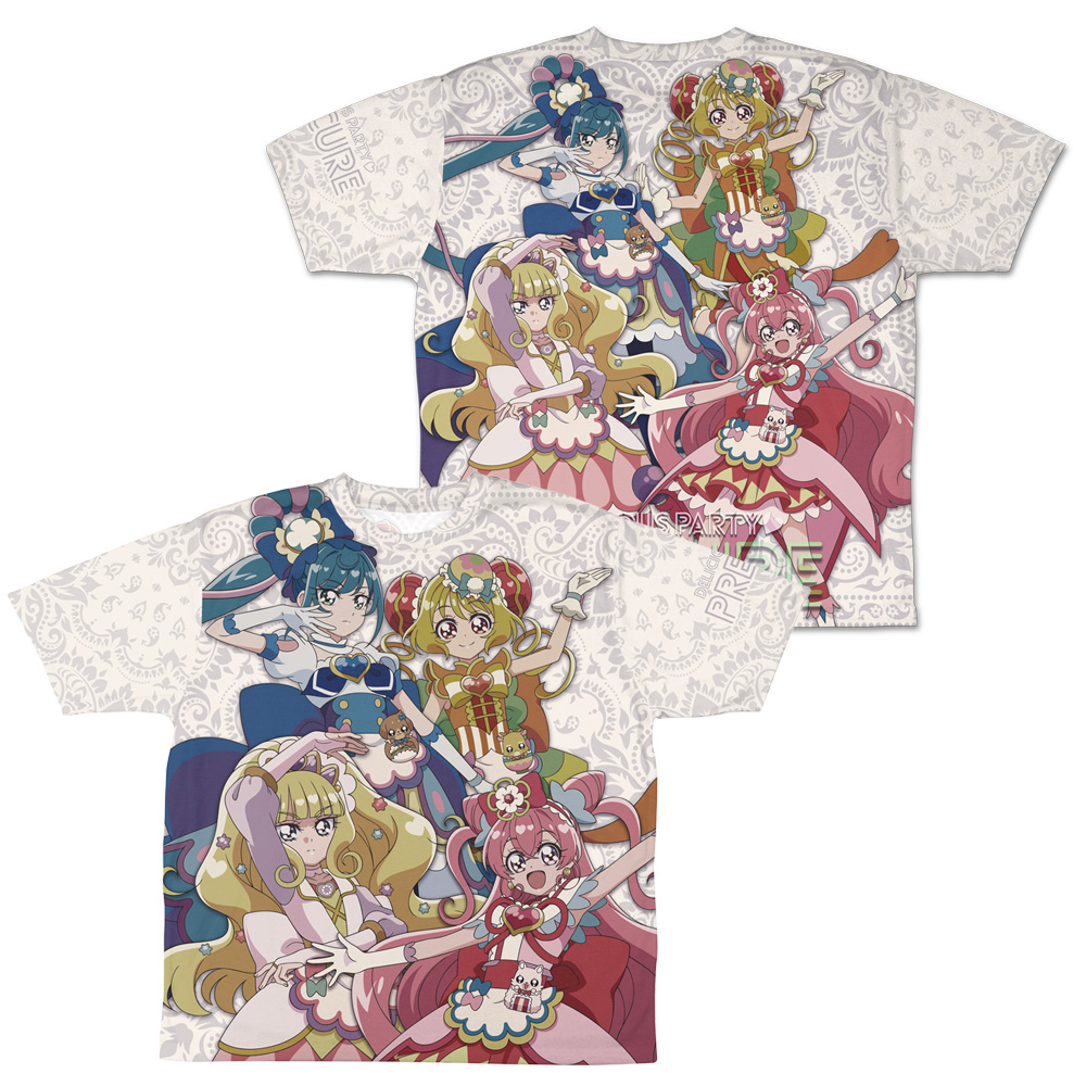 デリシャスパーティ プリキュア 両面フルグラフィックTシャツ