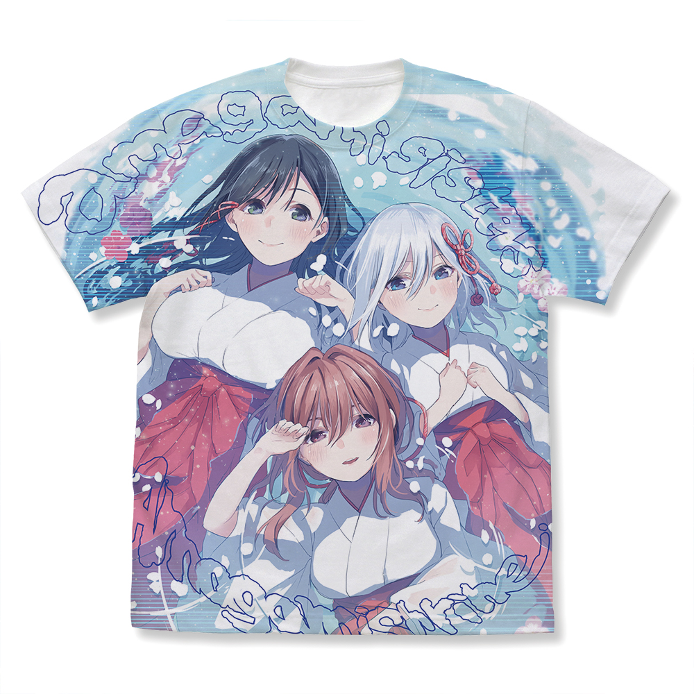 甘神三姉妹 フルグラフィックTシャツ