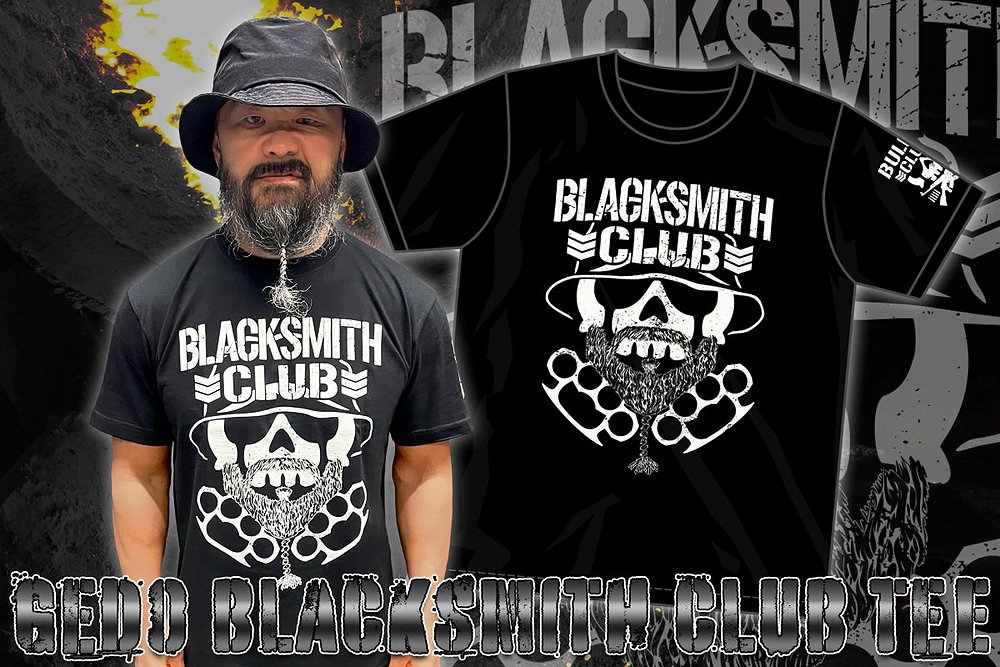 外道「BLACKSMITH CLUB」Tシャツ [新日本プロレスリング