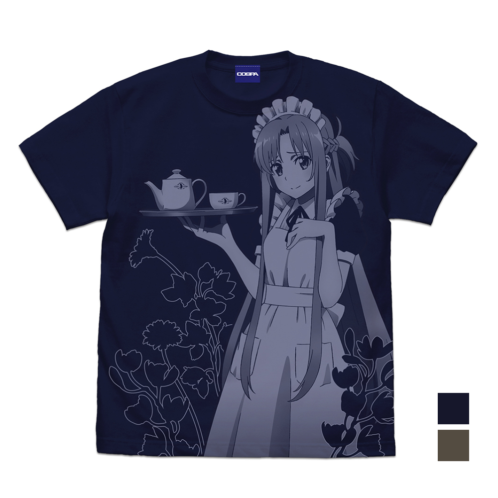 ★限定★描き下ろし アスナ オールプリントTシャツ キュアメイドカフェVer.