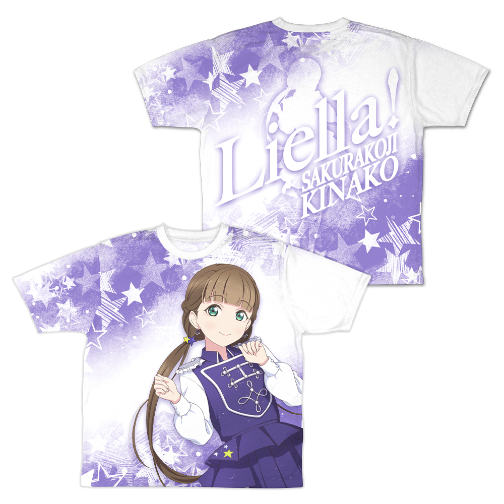 描き下ろし 桜小路 きな子 両面フルグラフィックTシャツ『Sing！Shine