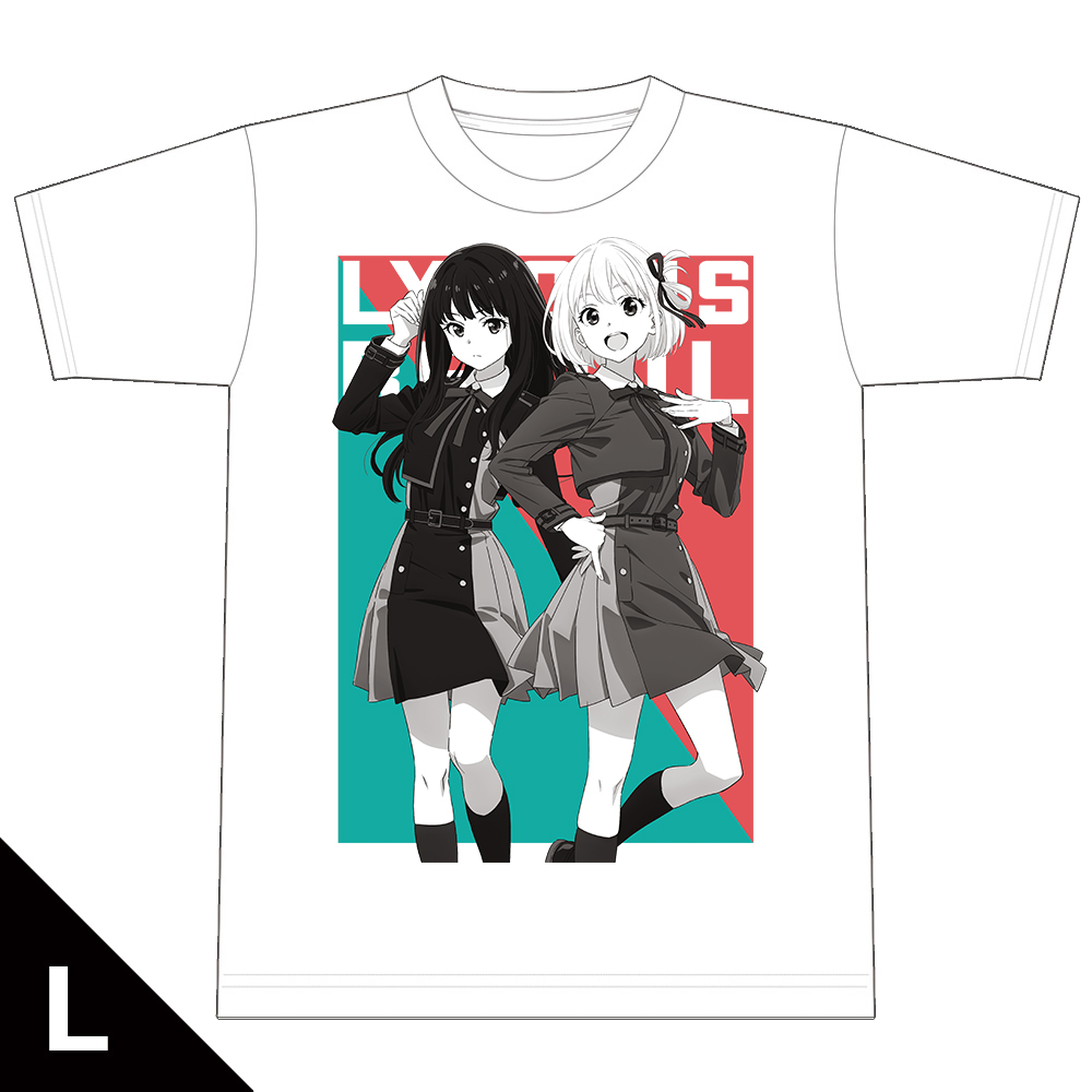 グッズ-Tシャツ】リコリス・リコイル フルグラフィックTシャツ