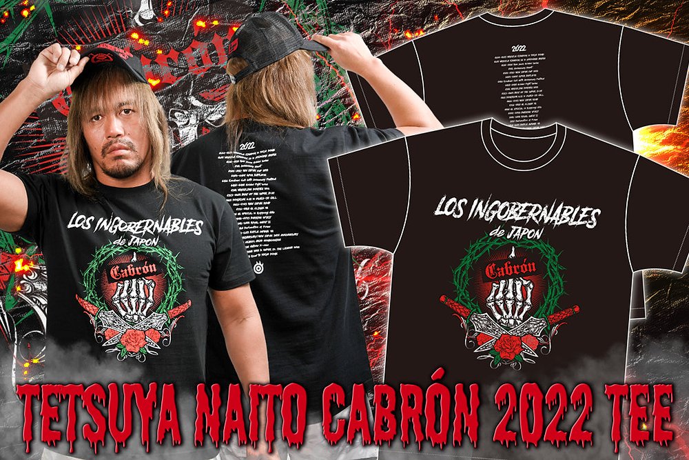 内藤哲也　サイン　Tシャツ 新日本プロレス