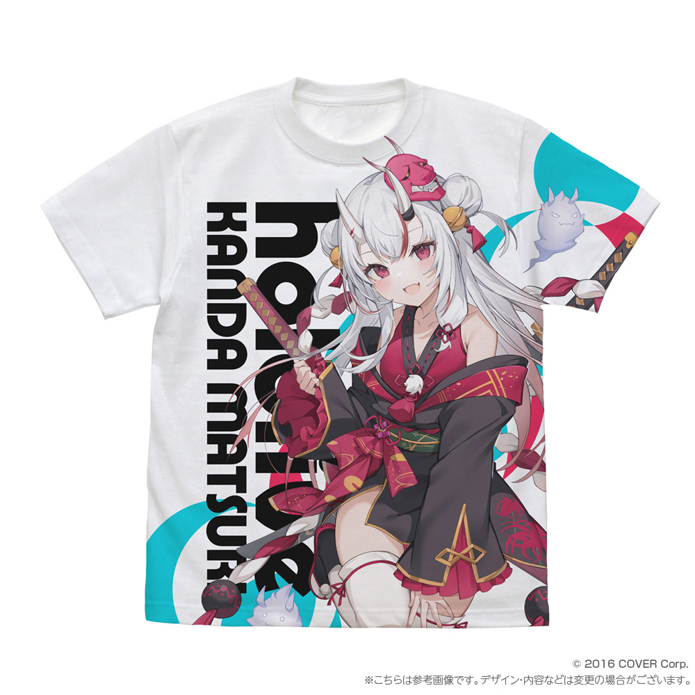 ホロライブ神田祭 フルグラフィックTシャツ 百鬼あやめ 巫女衣装 XL-