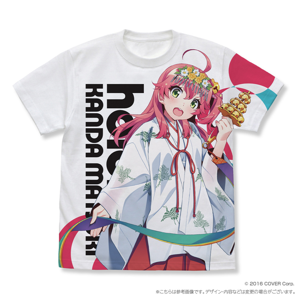 ホロライブ神田祭 フルグラフィックTシャツ がうる・ぐら 巫女衣装ver