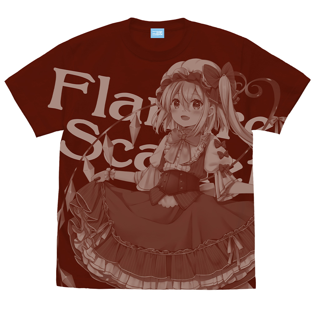 フランドール オールプリントTシャツ なつめえりver. [東方Project