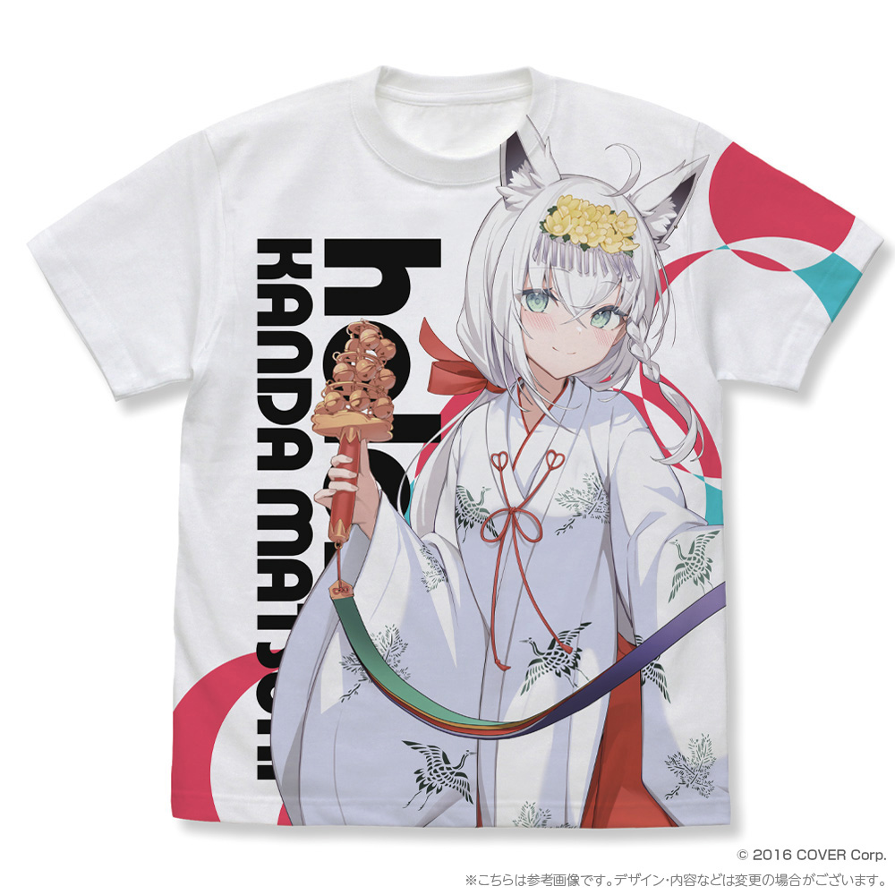 ホロライブ神田祭 フルグラフィックTシャツ 白上フブキ 巫女衣装ver