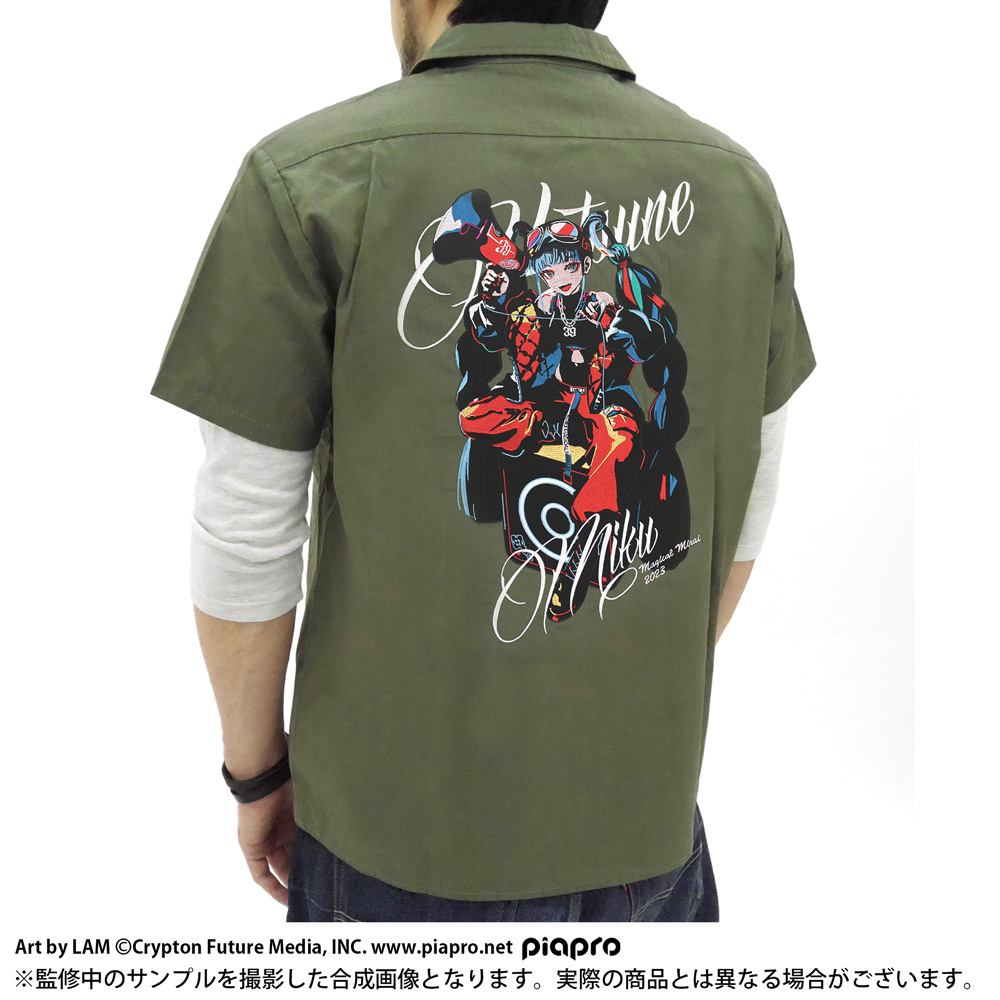 ★限定★初音ミク 刺繍ワークシャツ マジカルミライ2023 Ver.