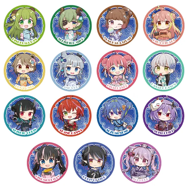 「ななし夏祭り2023」トレーディング缶バッジ／B