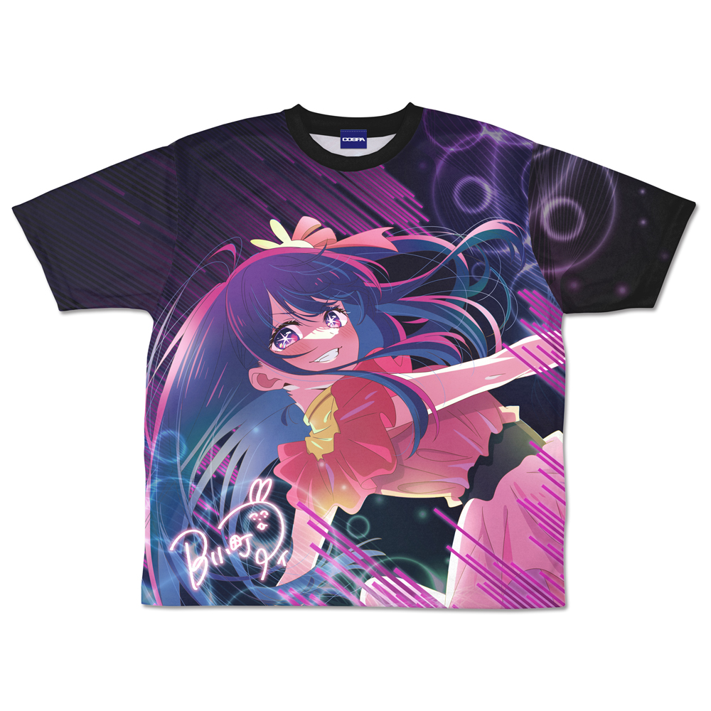 推しの子 星野アイ 両面フルグラフィックTシャツ（M） 衣類 ホワイト