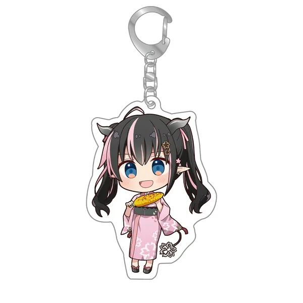 福袋安いいね半額ストア ななし夏祭り2023」ちびキャラアクリルキーホルダー 瑚白ユリ バッグ・財布