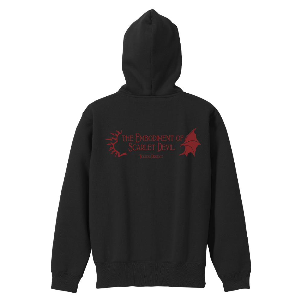 RED-HAIRED GIRL HOODIE BLACK パーカー