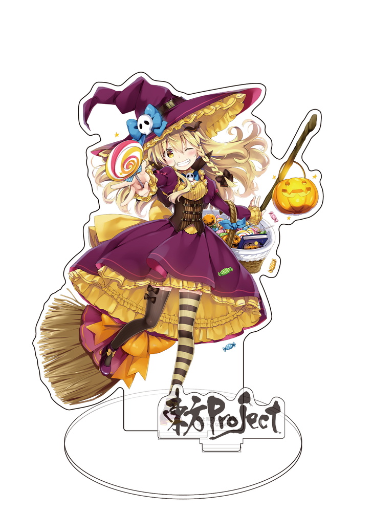 アクリルフィギュア ハロウィン 霧雨魔理沙 illust：な..