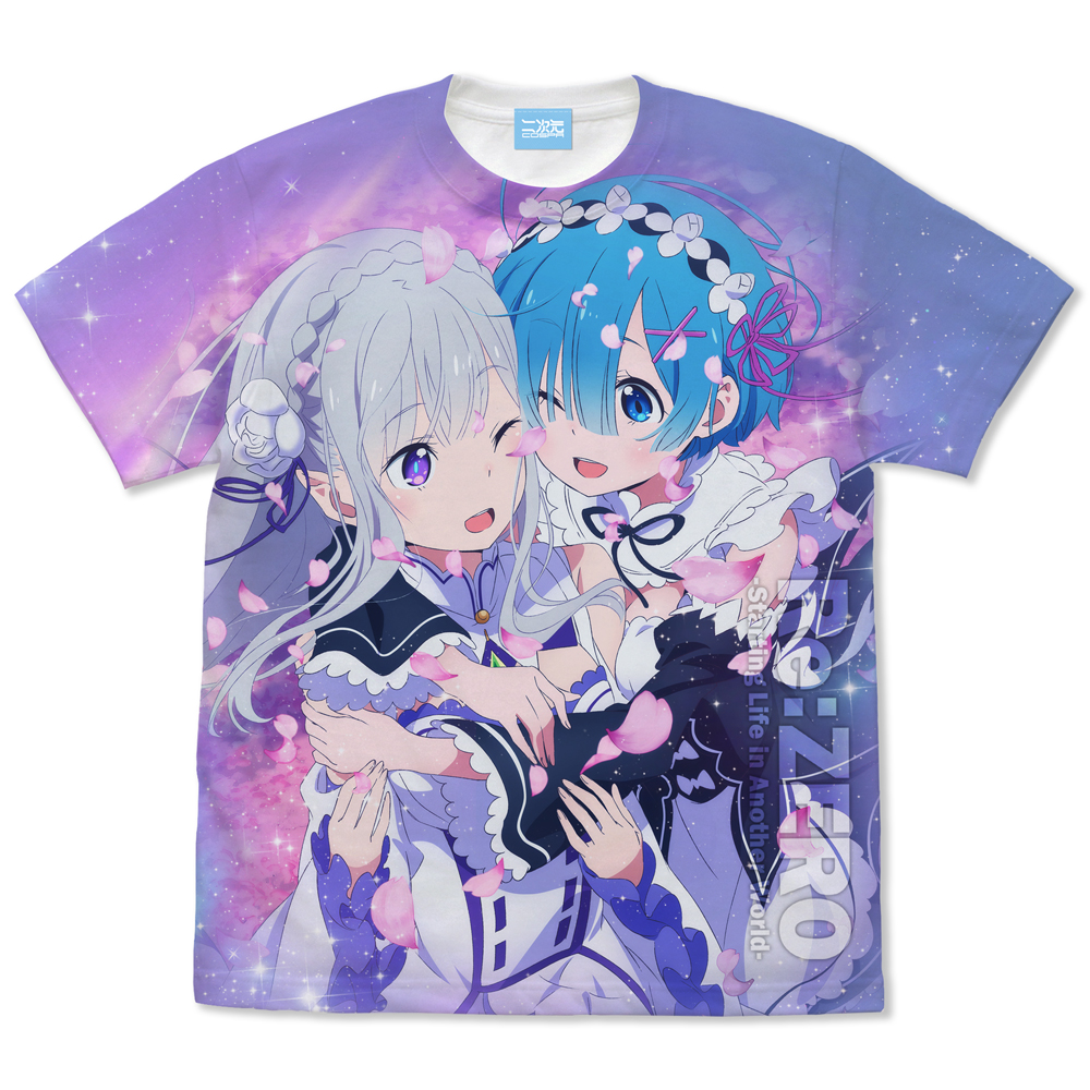 エミリア＆レム フルグラフィックTシャツ