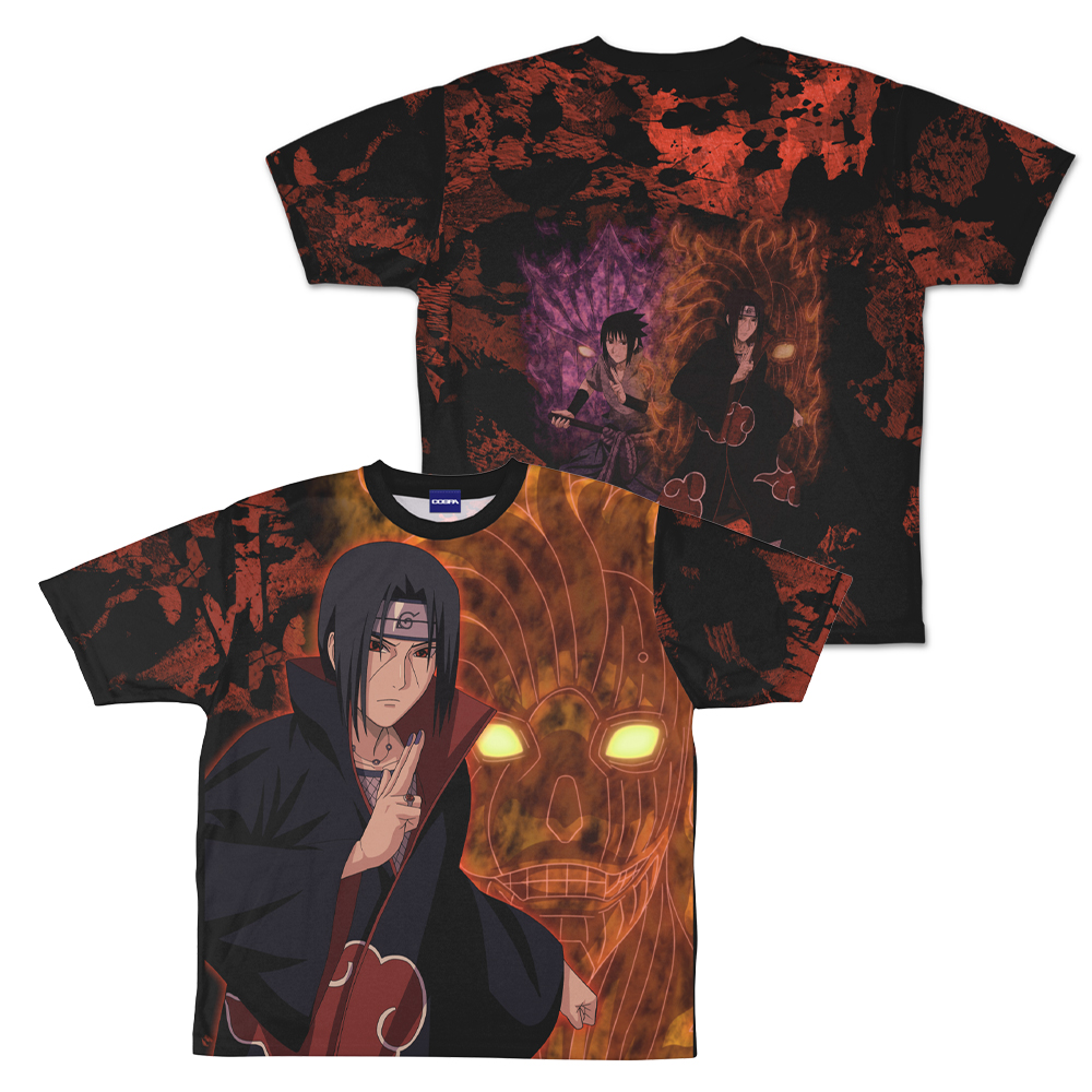 描き下ろし うちはイタチ 両面フルグラフィックTシャツ [NARUTO-ナルト