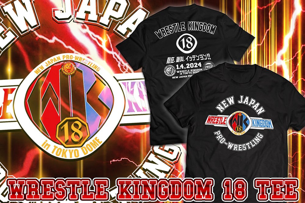 WRESTLE KINGDOM 18 大会記念 Tシャツ