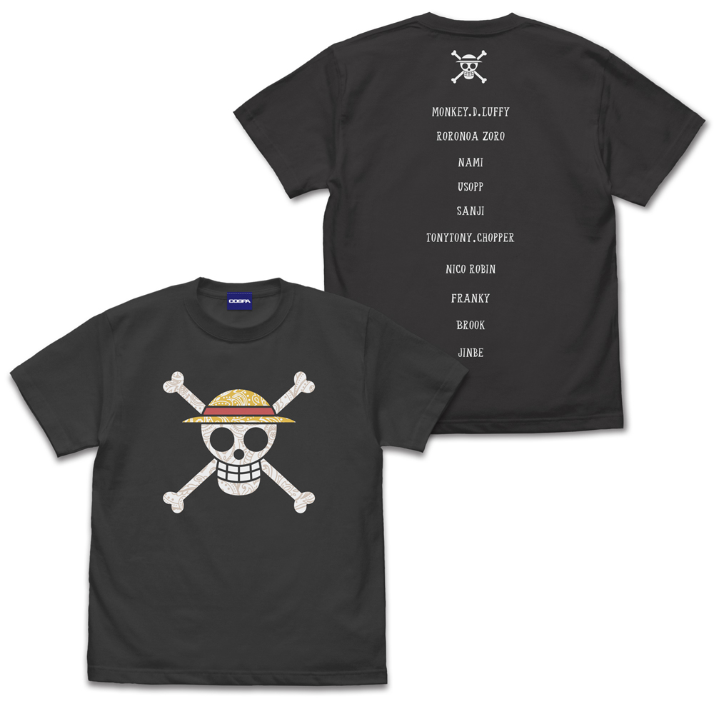 麦わらの一味 海賊旗 ペイズリー Tシャツ [ワンピース] | キャラクター