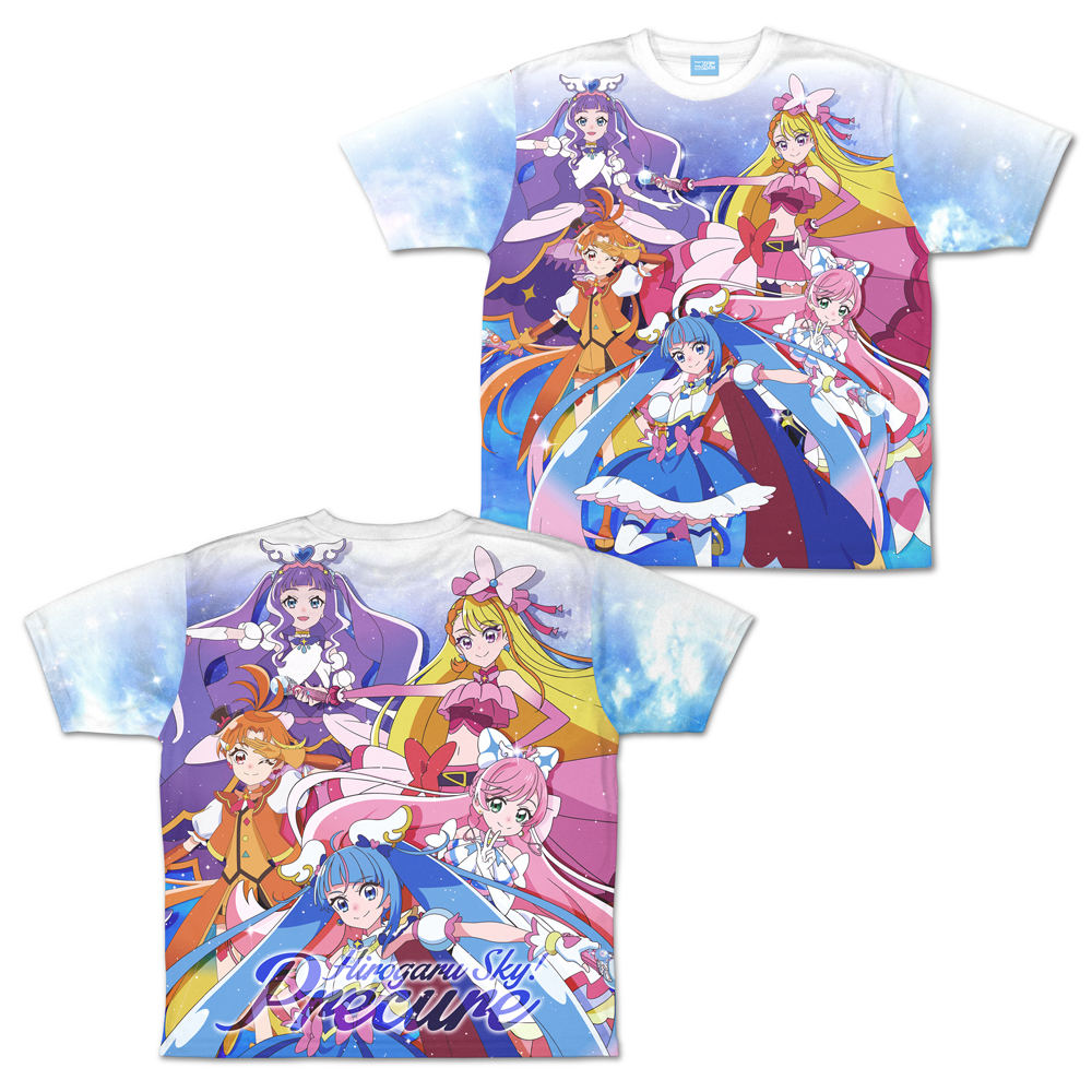 ひろがるスカイ！プリキュア 両面フルグラフィックTシャツ