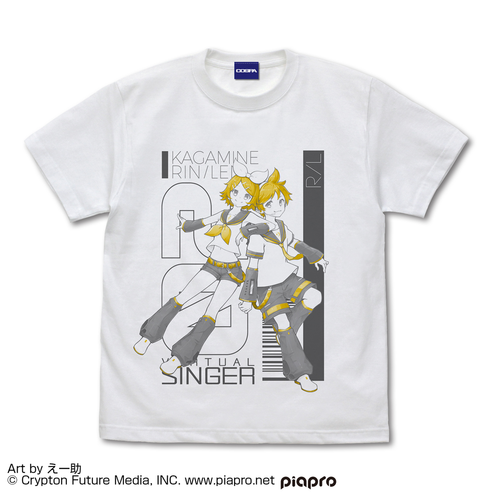 鏡音リン・レン Tシャツ えー助 Ver.