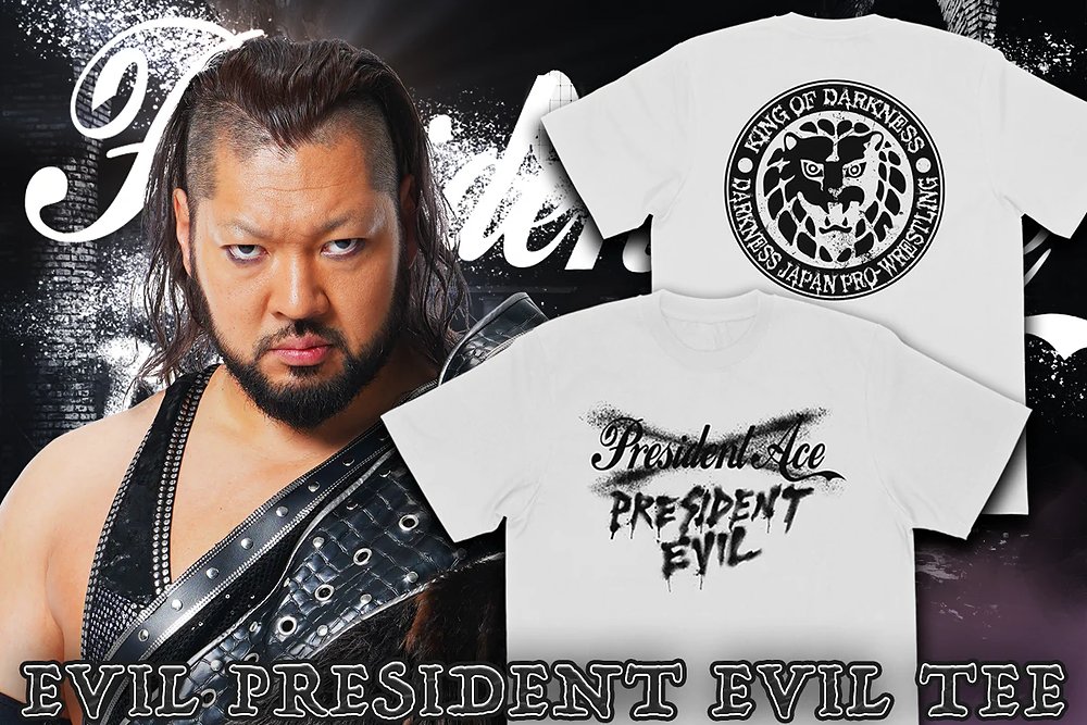 EVIL「PRESIDENT EVIL」Tシャツ