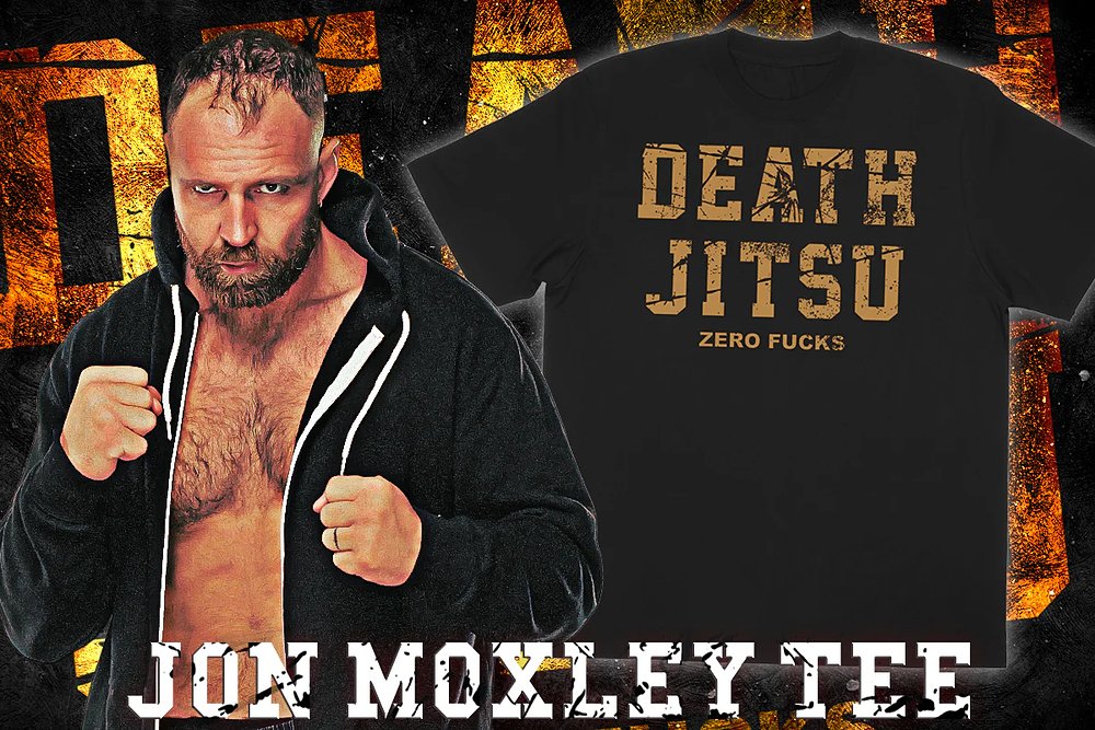 ジョン・モクスリー「DEATH JITSU」Tシャツ（ブラッ..