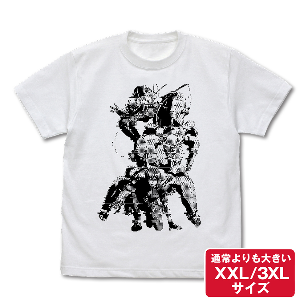 ★限定★草薙素子 ピクセル Tシャツ（XXL/3XL）