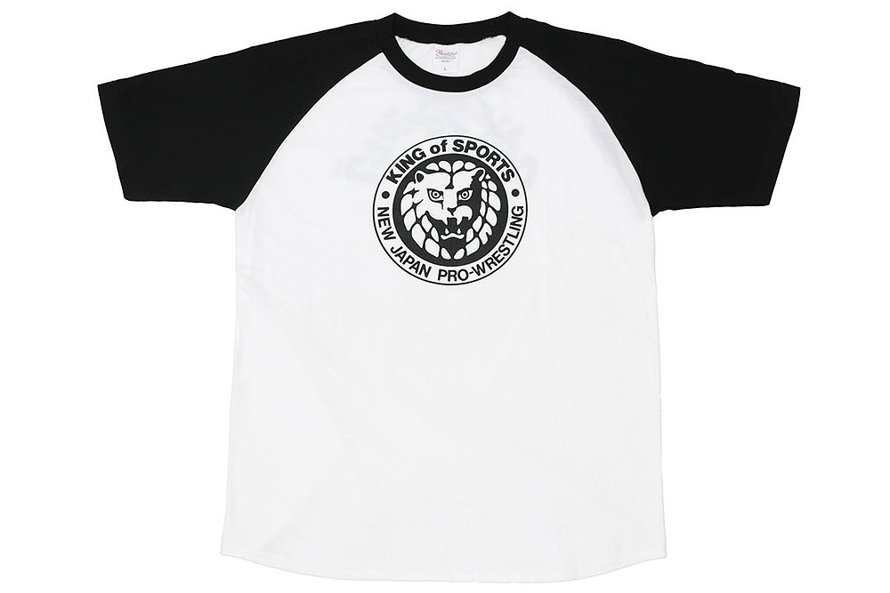 ライオンマーク クラシックロゴ ラグランTシャツ（ブラック）