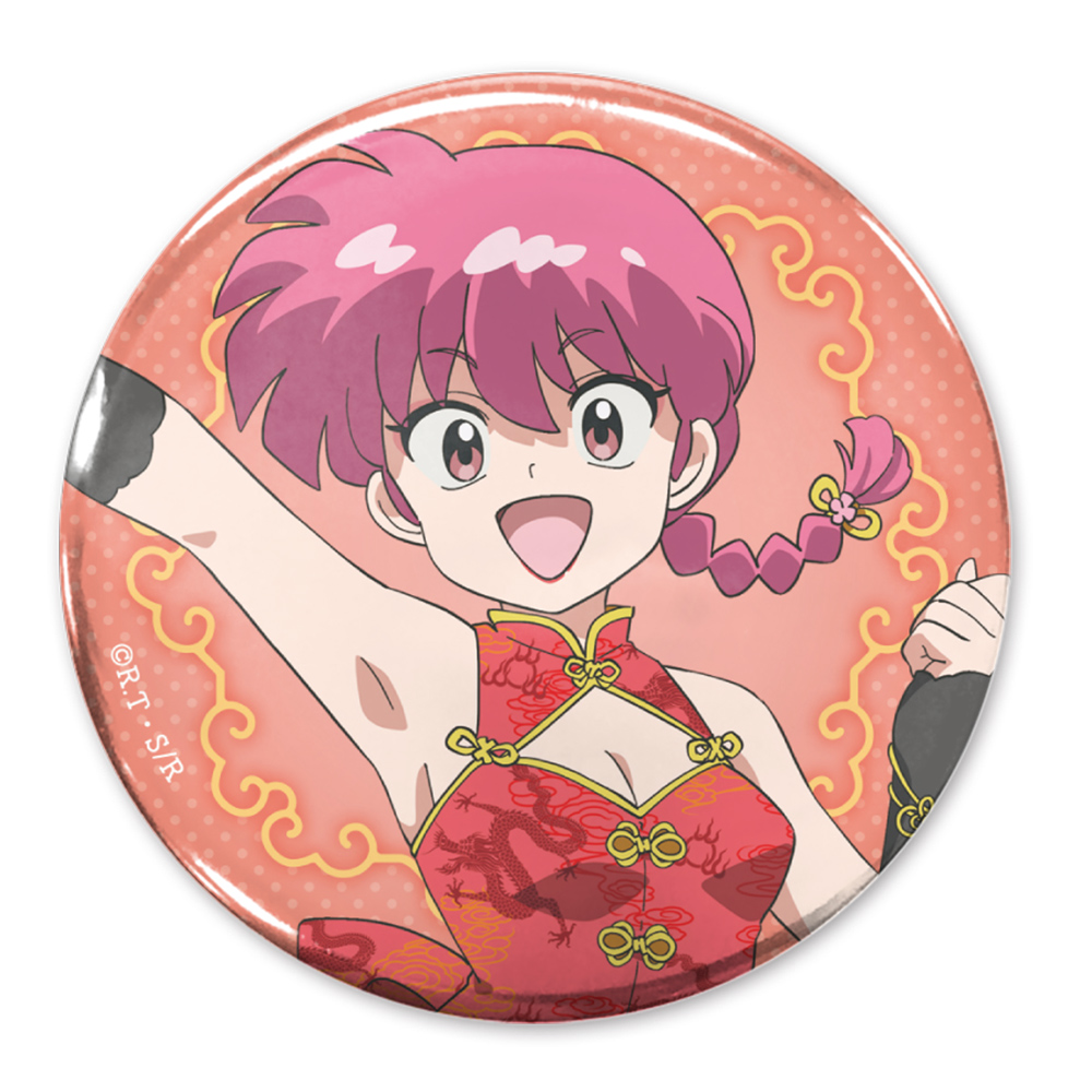 描き下ろし らんま 65mm缶バッジ チャイナ×アイドルVe..