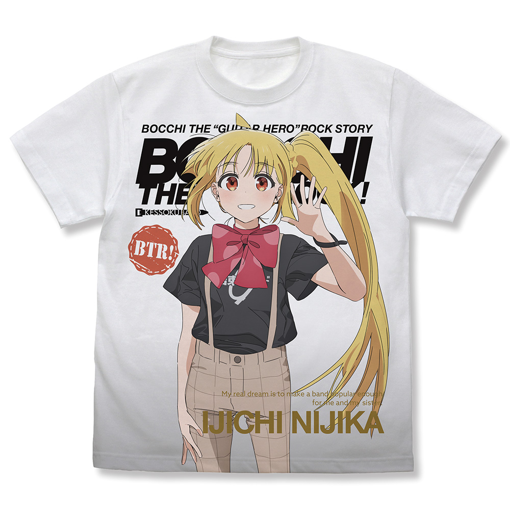 伊地知虹夏 フルグラフィックTシャツ