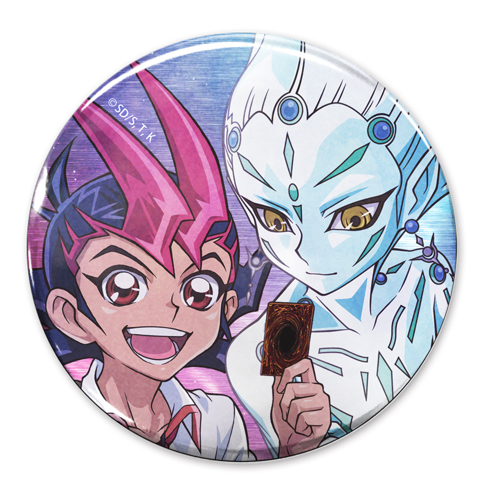 描き下ろし 九十九遊馬＆アストラル 65mm缶バッジ オフモ..