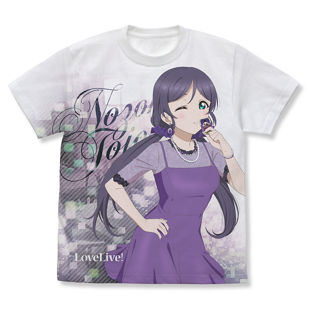 描き下ろし 東條 希 フルグラフィックTシャツ パーティード..