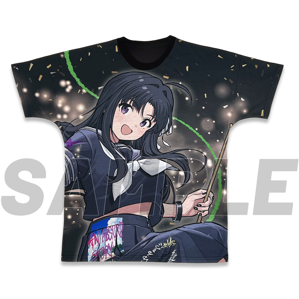 描き下ろし 安和すばる フルグラフィックシームレスTシャツ ..