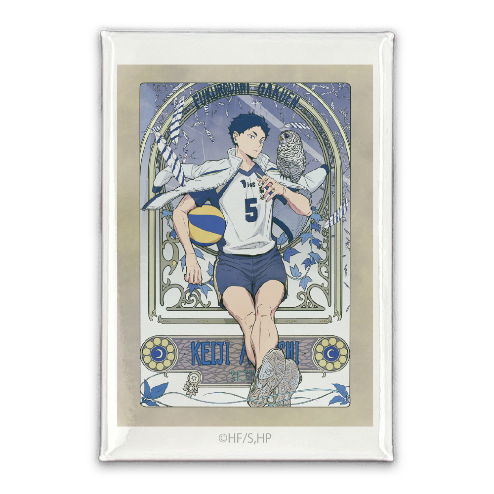 赤葦京治 スクエア缶バッジ 飛翔Ver.