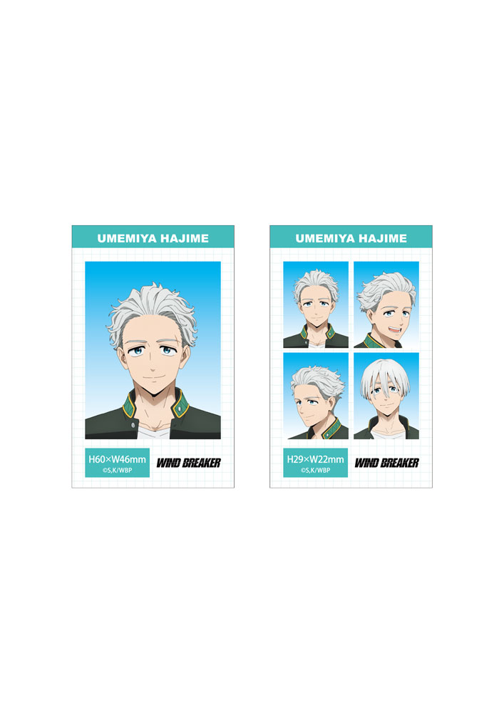WIND BREAKER 証明写真風ブロマイドセット【梅宮一..