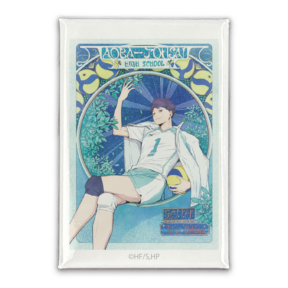 及川 徹 スクエア缶バッジ 飛翔Ver.