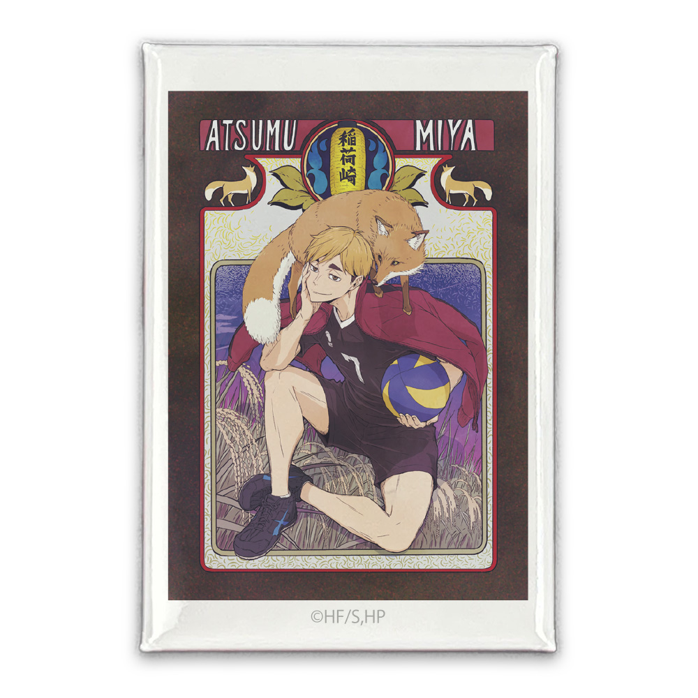 宮 侑 スクエア缶バッジ 飛翔Ver.